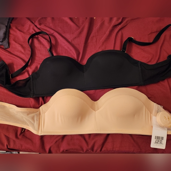 Lively bras. 36A. Black and Almond colored. - Picture 1 of 1